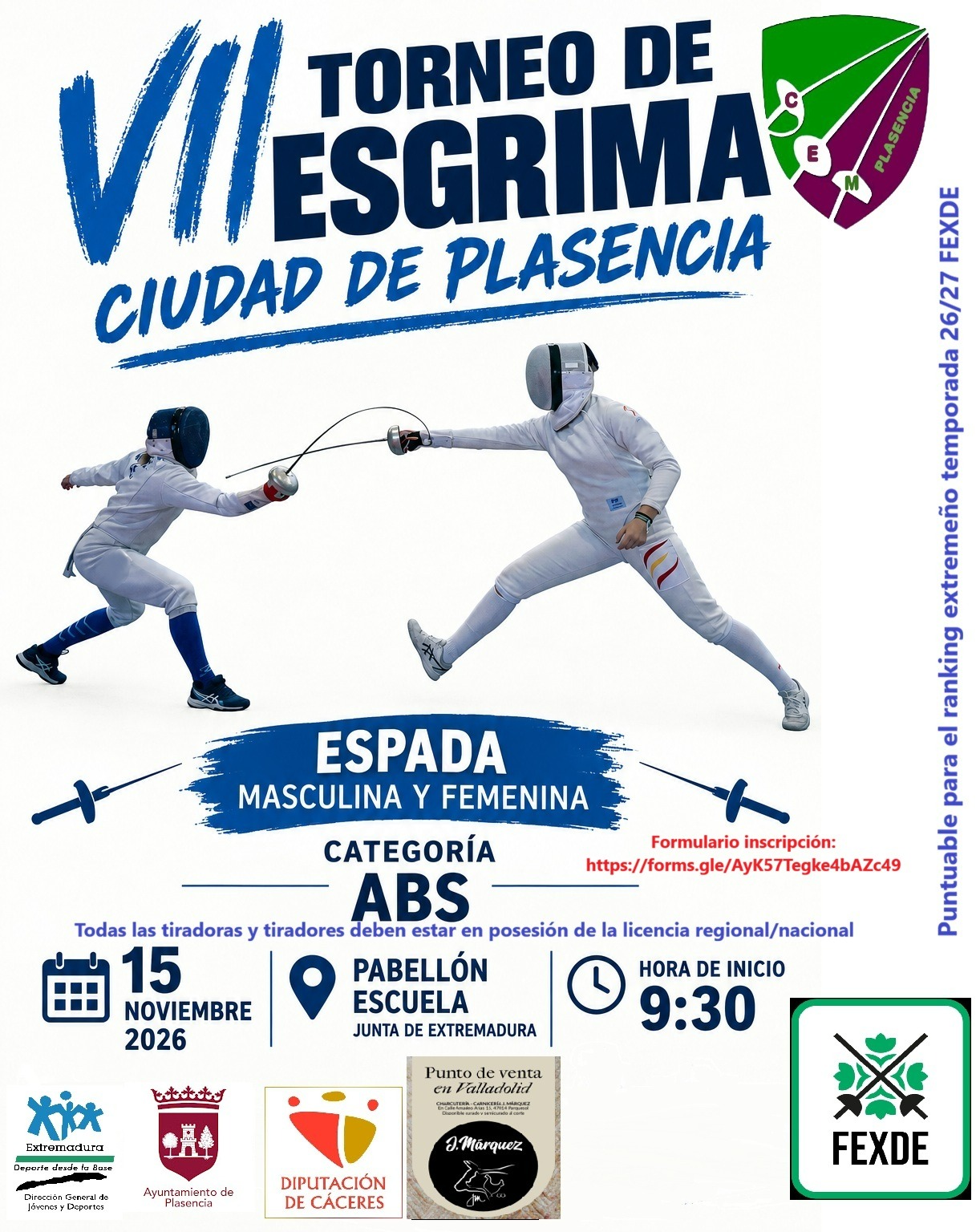 Torneo esgrima Plasencia